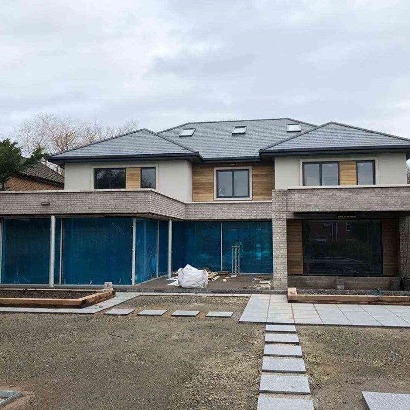 New build house (Whitefield, Greater Manchester)